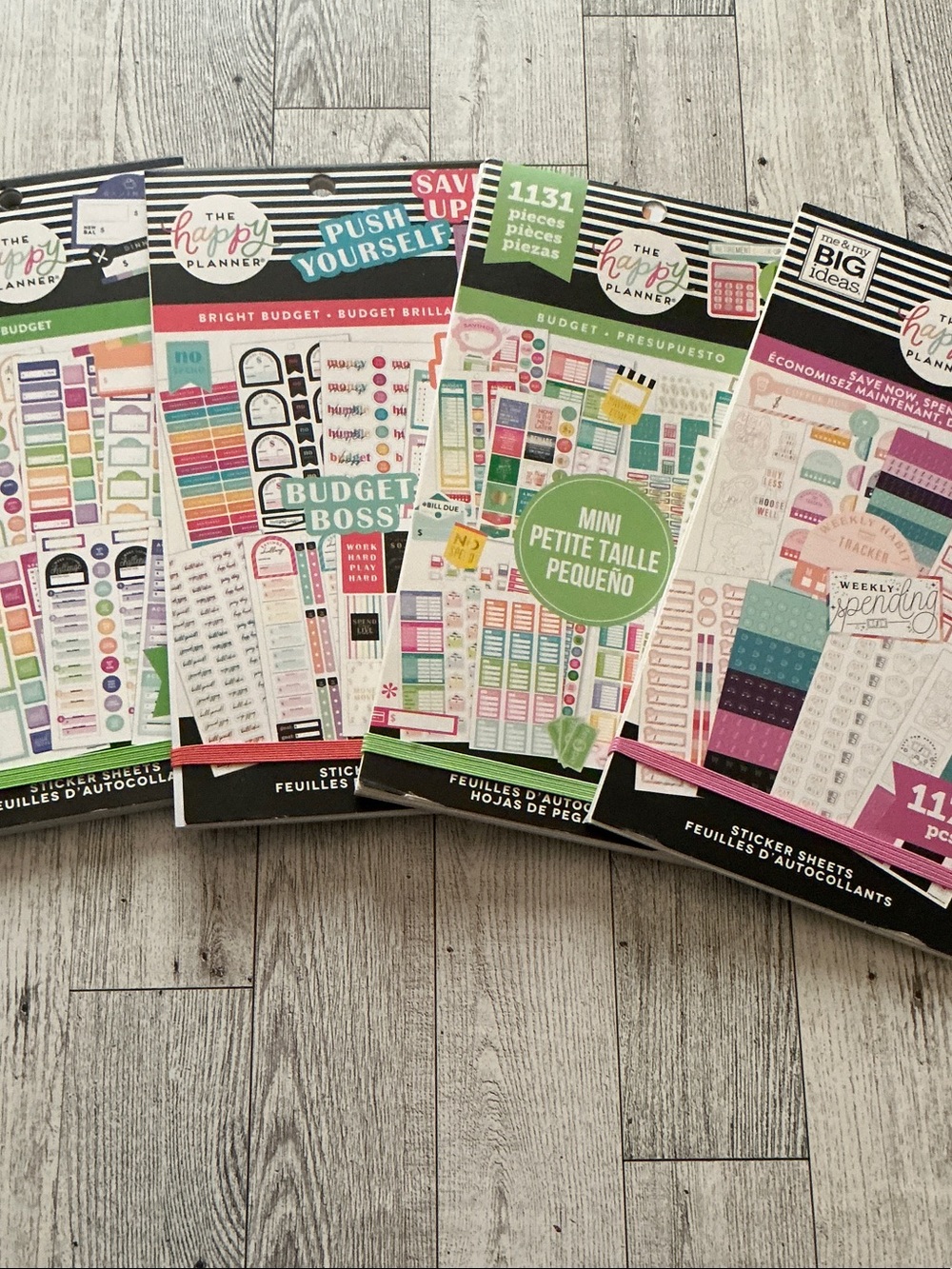 The Happy Planner Sticker Bundle - Pink, Green, Teal, Purple